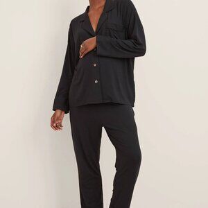 HATCH Mama Ultra Soft Jersey PJ Set (Large) and Belly Oil - NEW IN BOX